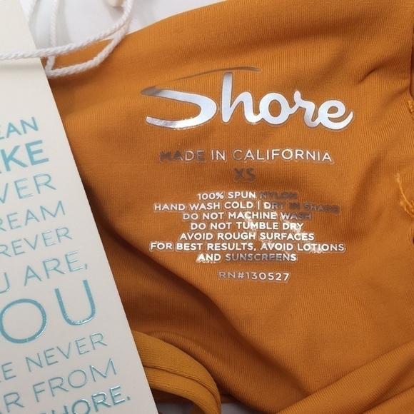 BIKINI Off Shoulder Bandeau Ruffle Top Lace Up Yellow - Picture 9 of 11